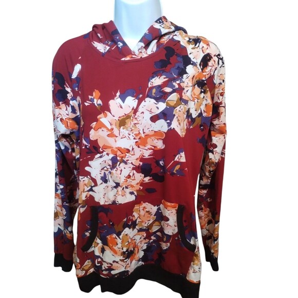 LILDY Super Soft Hoodie, Floral print, size Small - Picture 2 of 9